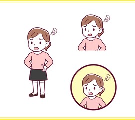 Girl in pink long sleeves