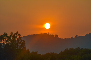 Sunset over Margla Hills | Canon