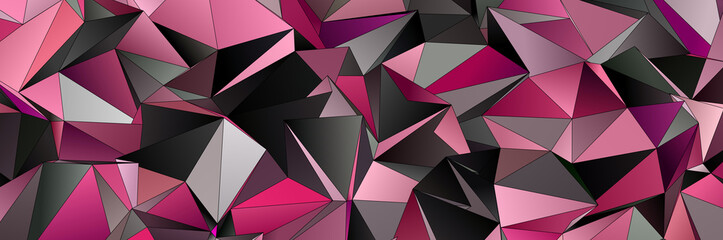 Obraz premium 3d Triangles, abstract background. Design wallpaper.