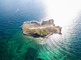 Na Guardis, islote. Colonia de Sant Jordi, Mallorca, balearic islands, spain, europe