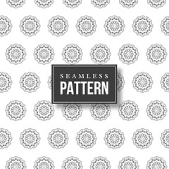 Seamless hand drawn mandala pattern. Vintage elements in oriental style. Texture for wallpapers, backgrounds and page fill. Islam, arabic, indian, turkish,ottoman, asian motifs. Vector illustration.