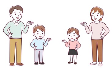 A fun and lively family of four