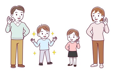 A fun and lively family of four