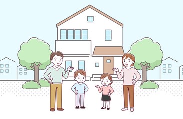 My home and a lively family of four