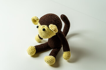 Amigurumi, Schimpanse, Affe, Selbstgemacht, gehäkelt,