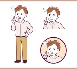 A refreshing man in a shirt