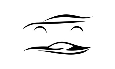 set logo sportcar vector