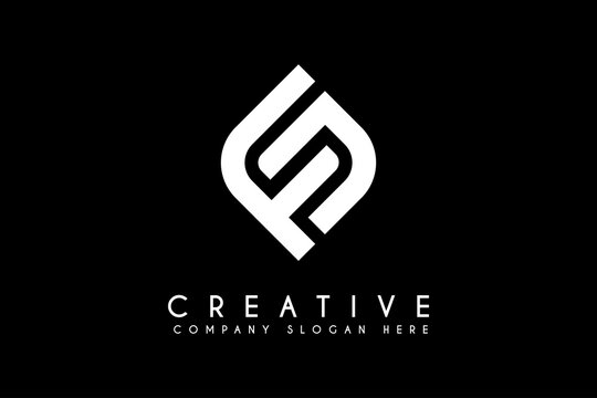 Initial letter FC CF logo design vector illustration. Initial letter FC CF business and technology logos template design element