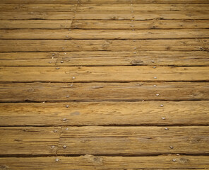 Fototapeta premium Old wood texture. Old wooden path background.