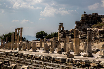Fototapeta premium Ephesus was an ancient Greek city located on the western coast of Anatolia, within the borders of the Selcuk district of today's İzmir province.