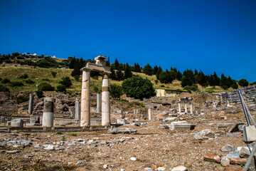 Fototapeta premium Ephesus was an ancient Greek city located on the western coast of Anatolia, within the borders of the Selcuk district of today's İzmir province.