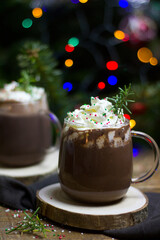 Heisse Schokolade mit Schlagobers