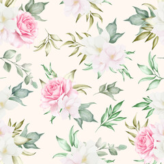 floral seamless patterns template
