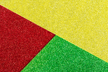 Trending colors in 2021. Abstract red yellow green background. Abstract geometric background for design.