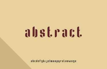 alphabet small letter font family