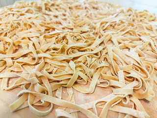 fresh pasta Italian cuisine raw food