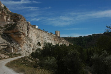 Fototapeta na wymiar Acantilados de montaña en Ayna (Albacete)