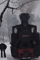 Old steam train