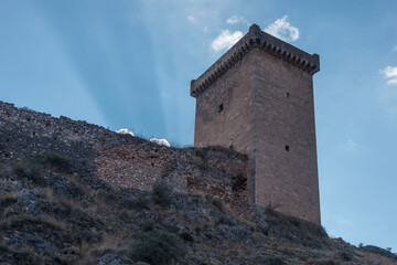 Buildings of Alhama de Aragon in Zaragoza, Aragon, Spain, Europe