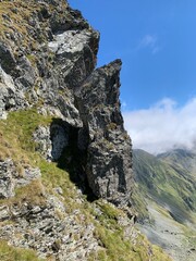 Rock in the mountains