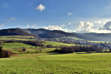 Blick vom Schönberg bei Freiburg auf den Schwarzwald