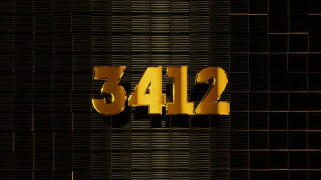 5k Art-Deco Celebration video introduction counter for the reaching 5000 subscribers, followers or likes. Also can be used in marketing, such: lottery, advertisements, discounts and promotions.