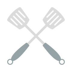 Crossed Frying Spatula