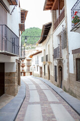 Fototapeta na wymiar Calle de Rubielos de Mora, Teruel