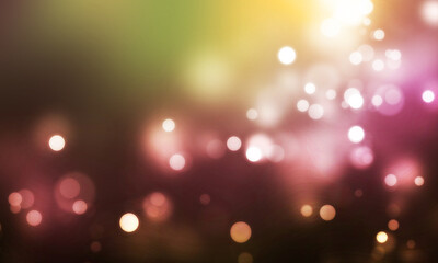 Abstract light bokeh background, Christmas lights, Blurry lights, Glitter sparkle