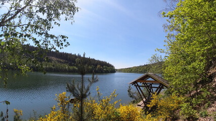 See, Wasserspiegelung, Natur