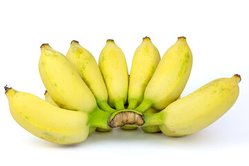 Banana Namwa isolated on a white background