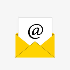 envelope Icon e-mail icon. illustration