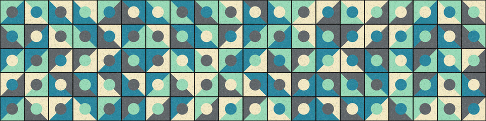 Abstract Geometric Pattern generative computational art illustration