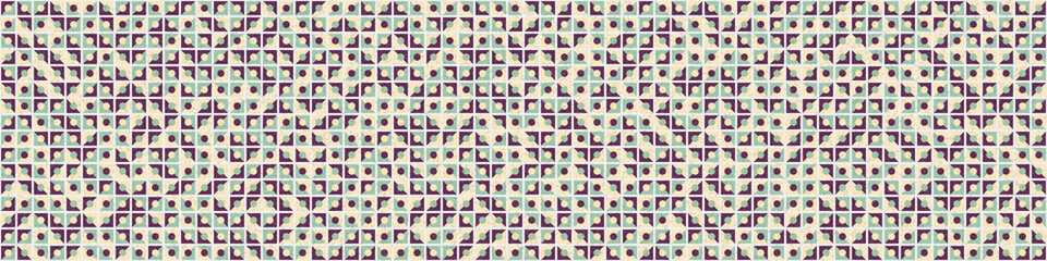 Abstract Geometric Pattern generative computational art illustration