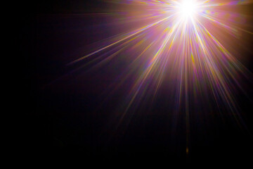 Fototapeta na wymiar 拡散する光