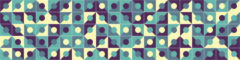 Abstract Geometric Pattern generative computational art illustration