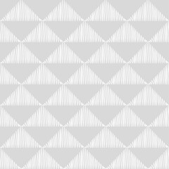 Embroidery on fabric. Mosaic with geometric shapes. Seamless pattern. Design with manual hatching. Textile. Ethnic boho ornament. Vector illustration for web design or print.