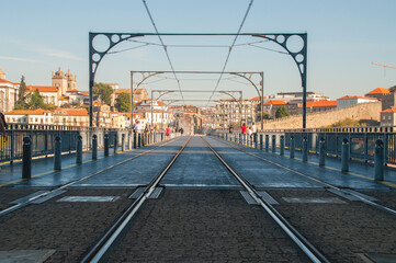 Bridge over the Douro river in Porto, Portugal
