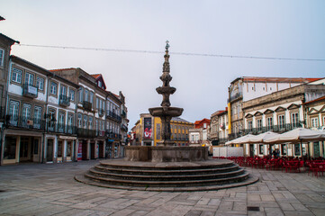 Naklejka premium City center of Viana do Castelo, Portugal.