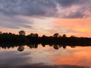 See bei Sonnenuntergang