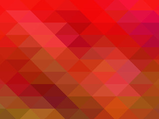 Triangular pixelation. Multi-colored pixel background. The texture consisting of multi-colored triangles.