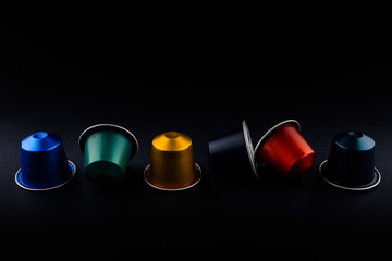 Abstract and conceptual of home coffee capsule machine.