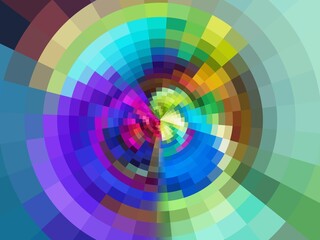 Obraz premium Abstract Geometric Colorful background, retro style, it has many colors, wallpaper