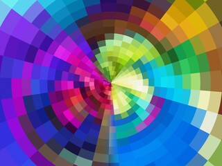 Obraz premium Abstract Geometric Colorful background, retro style, it has many colors, wallpaper