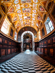 Fototapeta premium interior of the cathedral of saint mary country