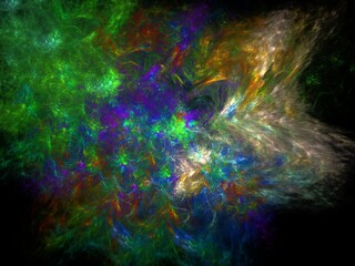 Imaginatory fractal background Image
