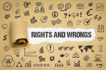 Rights and wrongs