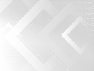 Abstract grey and white geometric stylish modern background design