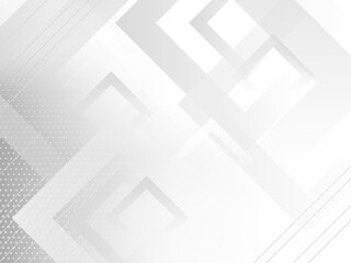 Abstract grey and white geometric stylish modern background design