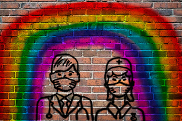 The rainbow has become a symbol of gratitude for the NHS during the Covid-19 pandemic. Like the...